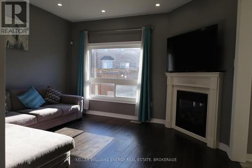 1537 Woodstream Avenue, Oshawa (Taunton), ON - Indoor Photo Showing Living Room With Fireplace