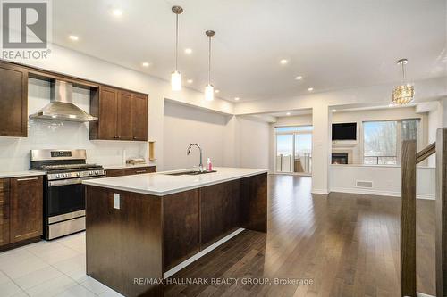 97 Canvasback Ridge, Ottawa, ON - Indoor Photo Showing Kitchen With Stainless Steel Kitchen With Upgraded Kitchen