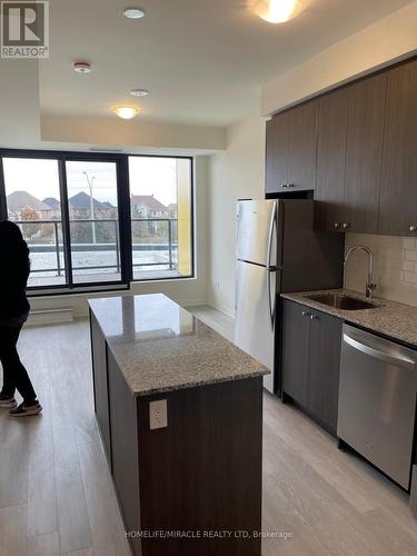 214 - 1415 Dundas Street E, Oakville, ON - Indoor Photo Showing Kitchen With Stainless Steel Kitchen