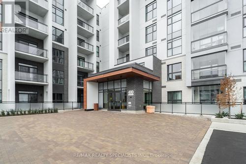 603 - 480 Gordon Krantz Avenue, Milton, ON - Outdoor With Balcony With Facade