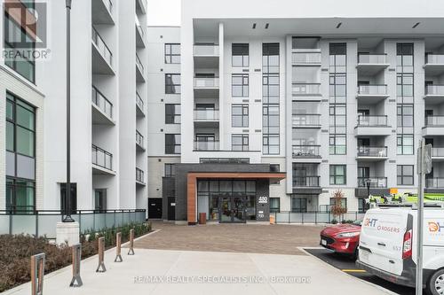 603 - 480 Gordon Krantz Avenue, Milton, ON - Outdoor With Balcony With Facade