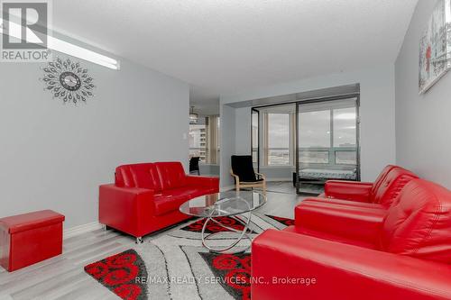 1204 - 8 Lisa Street, Brampton, ON - Indoor Photo Showing Living Room