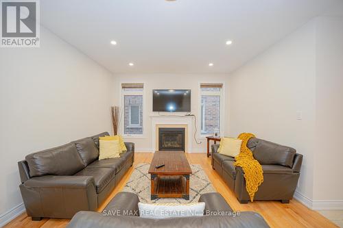 34 Point Reyes Terrace, Brampton, ON - Indoor Photo Showing Living Room With Fireplace