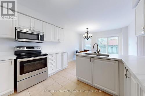 51 Kerrison Drive W, Ajax, ON - Indoor Photo Showing Kitchen With Double Sink