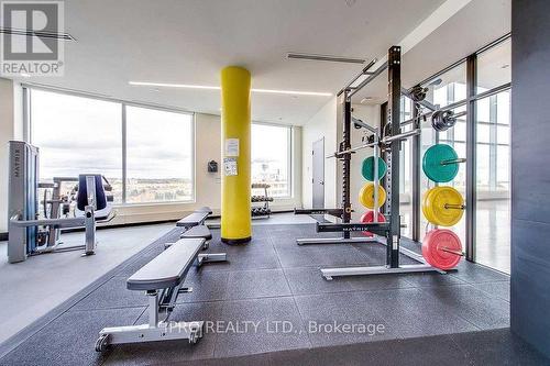 1018 - 2520 Eglinton Avenue W, Mississauga, ON - Indoor Photo Showing Gym Room