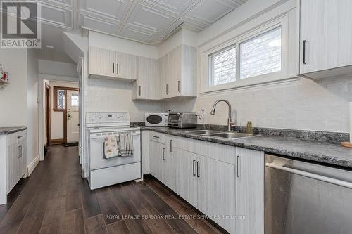 1225 King Street W, Hamilton, ON - Indoor Photo Showing Kitchen With Double Sink