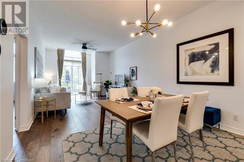 262 Dundas Street E Unit# 317, Hamilton, ON - Indoor Photo Showing Dining Room