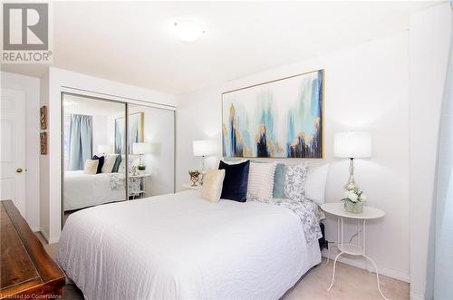 Bedroom featuring a closet and carpet - 79 Braeheid Avenue Avenue Unit# 6, Hamilton, ON - Indoor Photo Showing Bedroom