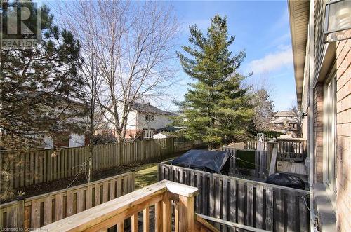 View of deck - 79 Braeheid Avenue Avenue Unit# 6, Hamilton, ON - Outdoor