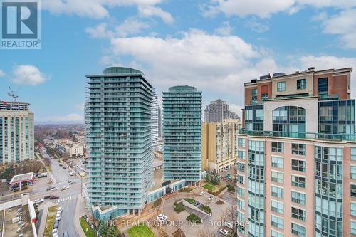 2203 - 7 Lorraine Drive, Toronto, ON - Outdoor With Facade