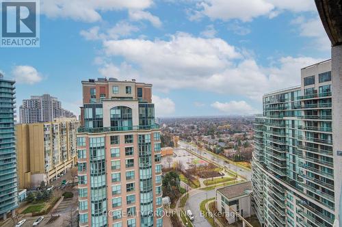 2203 - 7 Lorraine Drive, Toronto, ON - Outdoor With Balcony With Facade