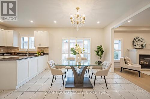 44 Libra Avenue, Richmond Hill, ON - Indoor Photo Showing Dining Room With Fireplace