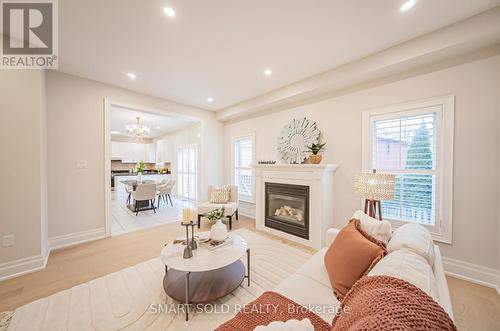 44 Libra Avenue, Richmond Hill, ON - Indoor Photo Showing Living Room With Fireplace