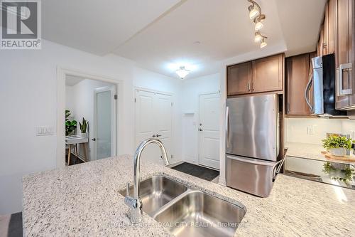 507 - 150 Wellington Street E, Guelph (Central West), ON - Indoor Photo Showing Kitchen With Double Sink With Upgraded Kitchen