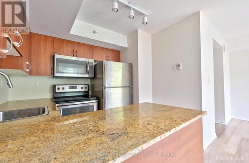 307 - 90 Orchid Place Drive, Toronto, ON - Indoor Photo Showing Kitchen With Stainless Steel Kitchen