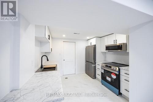 Lower - 685 Emerson Avenue, Oshawa (Donevan), ON - Indoor Photo Showing Kitchen With Stainless Steel Kitchen