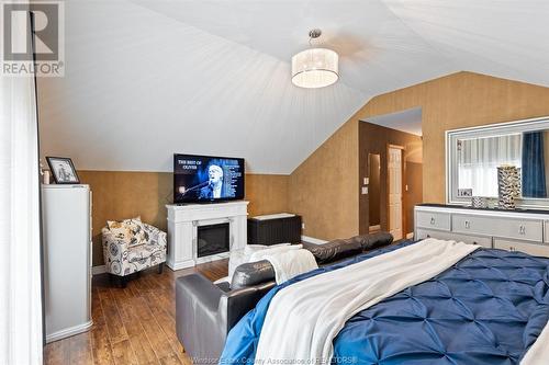 3157 Robinet, Windsor, ON - Indoor Photo Showing Bedroom With Fireplace