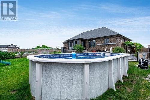 2125 Fox Run Road, Leamington, ON - Outdoor With Above Ground Pool