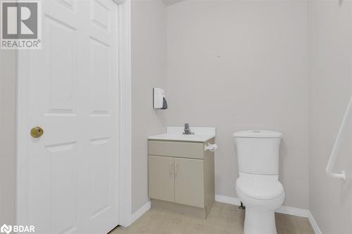 Bathroom featuring vanity and toilet - 108 Russell Street N, Madoc, ON 