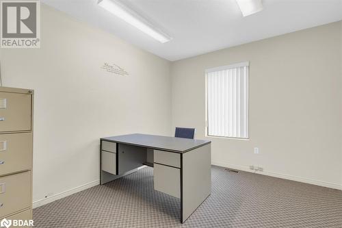 Unfurnished office featuring light carpet - 108 Russell Street N, Madoc, ON 