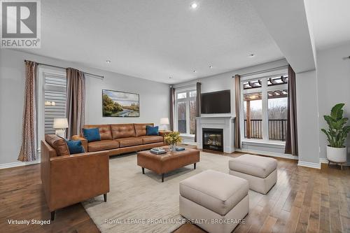 1281 Greenwood Park Drive, Kingston (Kingston East (Incl Barret Crt)), ON - Indoor Photo Showing Living Room With Fireplace