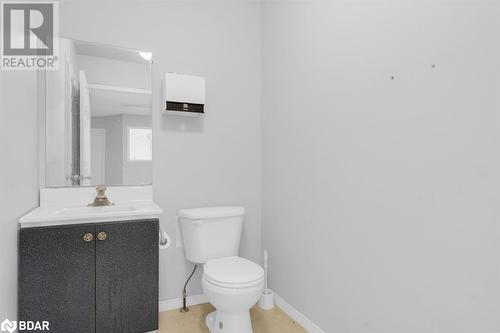 Bathroom with vanity and toilet - 108 Russell Street N, Madoc, ON - Indoor Photo Showing Bathroom