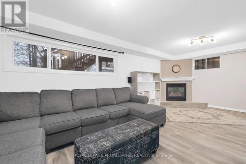 8 Loraine Avenue, Quinte West, ON - Indoor Photo Showing Living Room With Fireplace