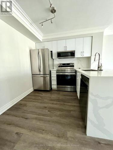 1103 - 650 Queens Quay Boulevard W, Toronto, ON - Indoor Photo Showing Kitchen With Stainless Steel Kitchen