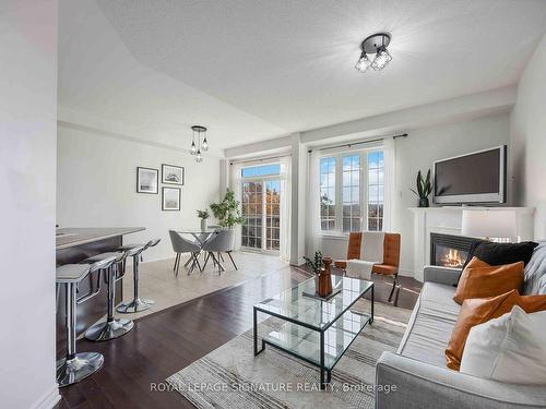 11 Gooseman Cres, Markham, ON - Indoor Photo Showing Living Room With Fireplace