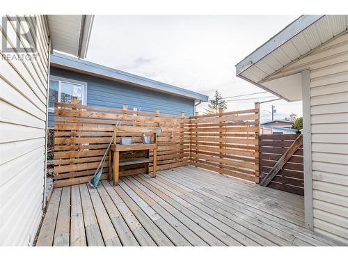 597 Burns Street, Penticton, BC - Outdoor With Deck Patio Veranda With Exterior