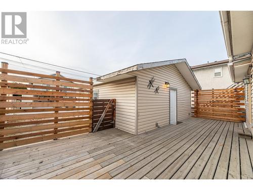 597 Burns Street, Penticton, BC - Outdoor With Deck Patio Veranda With Exterior