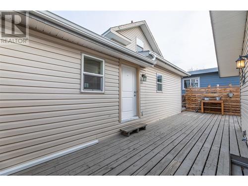 597 Burns Street, Penticton, BC - Outdoor With Deck Patio Veranda With Exterior