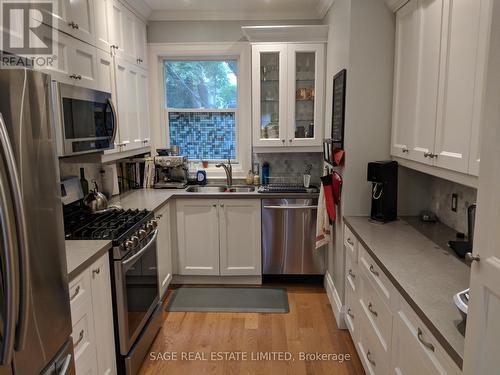 1 - 182 Indian Grove, Toronto, ON - Indoor Photo Showing Kitchen With Double Sink