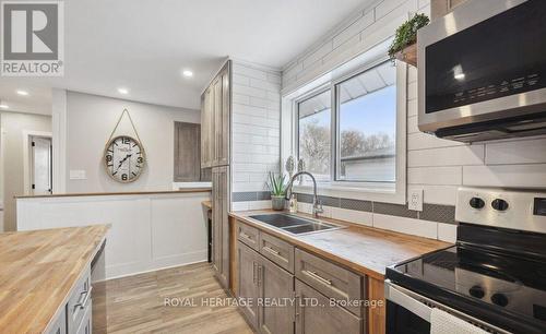 1143 Cedar Street, Oshawa, ON - Indoor Photo Showing Kitchen With Double Sink