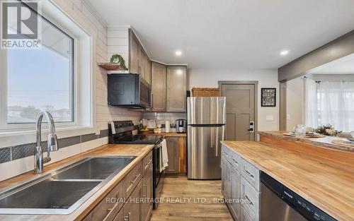 1143 Cedar Street, Oshawa, ON - Indoor Photo Showing Kitchen With Double Sink