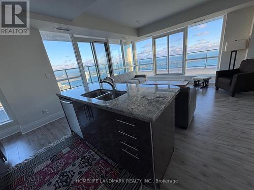 4805 - 33 Bay Street, Toronto, ON - Indoor Photo Showing Kitchen With Double Sink