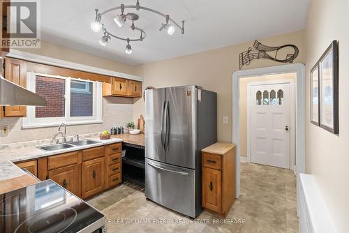 66 Quebec Street, Oshawa (Central), ON - Indoor Photo Showing Kitchen With Double Sink