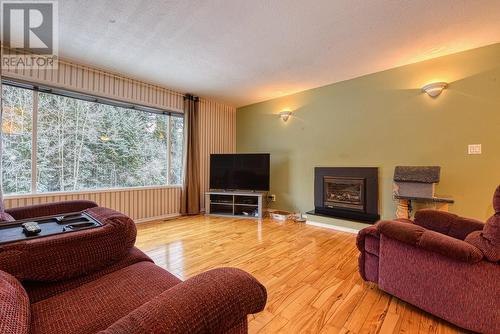 1355 Kallyn Road, Williams Lake, BC - Indoor Photo Showing Living Room With Fireplace