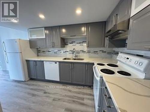 1409 - 350 Webb Drive, Mississauga, ON - Indoor Photo Showing Kitchen With Double Sink