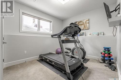 526 Gillies Cove, Saskatoon, SK - Indoor Photo Showing Gym Room