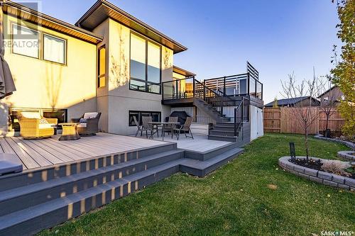 526 Gillies Cove, Saskatoon, SK - Outdoor With Deck Patio Veranda