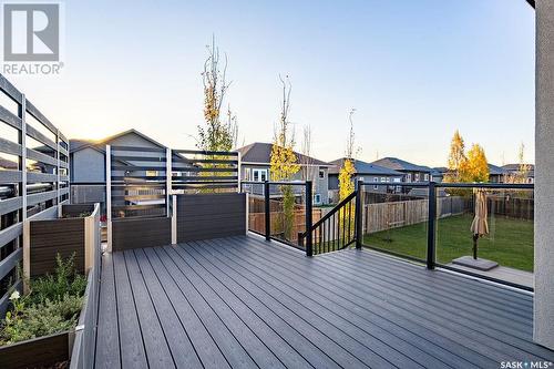 526 Gillies Cove, Saskatoon, SK - Outdoor With Deck Patio Veranda With Exterior