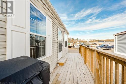 Deck featuring a grill - 99 Fourth Conc Road, Burford, ON - Outdoor With Exterior