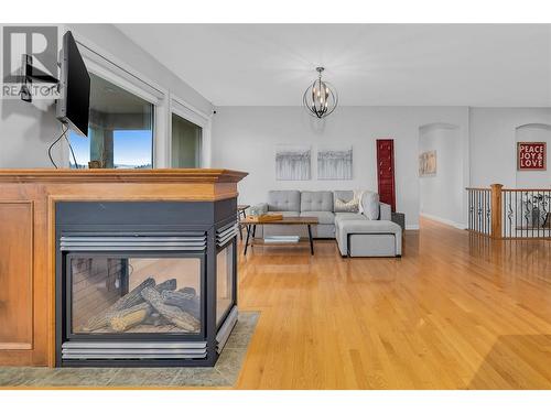 2061 Spyglass Way, West Kelowna, BC - Indoor Photo Showing Living Room With Fireplace