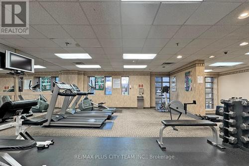 1105 - 25 Grenville Street, Toronto, ON - Indoor Photo Showing Gym Room