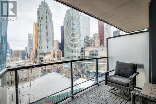 1704 - 1 Scott Street, Toronto, ON - Outdoor With Balcony