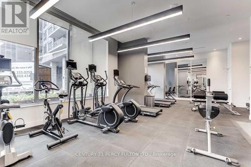 1005 - 7 Kenaston Gardens, Toronto, ON - Indoor Photo Showing Gym Room