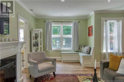 3218 Rothesay Road, Rothesay, NB - Indoor Photo Showing Living Room With Fireplace