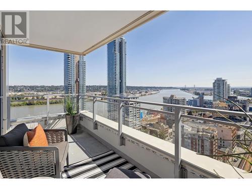 1806 618 Carnarvon Street, New Westminster, BC - Outdoor With Body Of Water With Balcony With View With Exterior