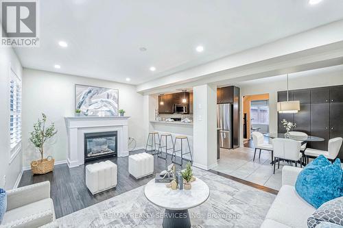 55 Bevington Road, Brampton, ON - Indoor Photo Showing Living Room With Fireplace